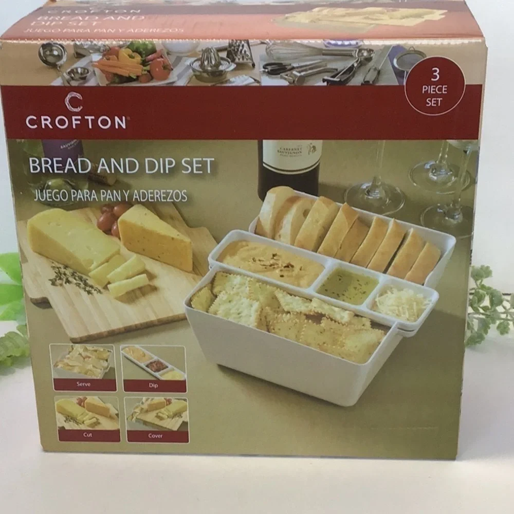 Croton Bread and Dip Set NIB
